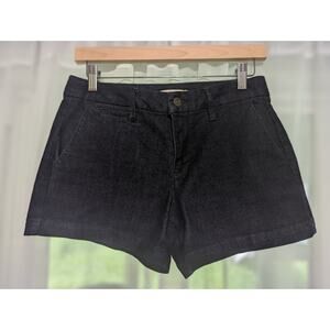 Harper Heritage Dark Blue Mid-Rise Jean Shorts - Size 27